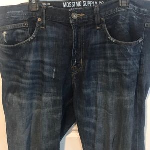 Mossimo Supply Slim Straight Distressed Jeans